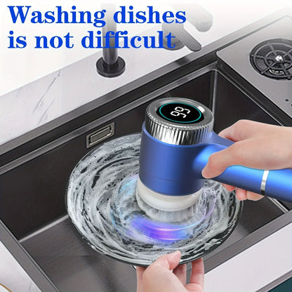Multifunctional electric cleaning brush