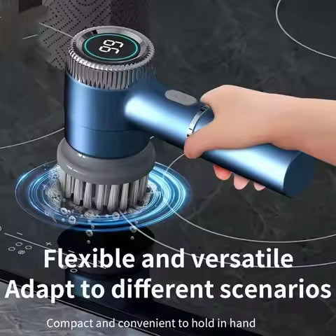 Multifunctional electric cleaning brush
